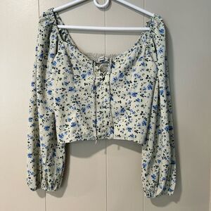 Abercrombie&fitch girls long sleeve shirt size medium